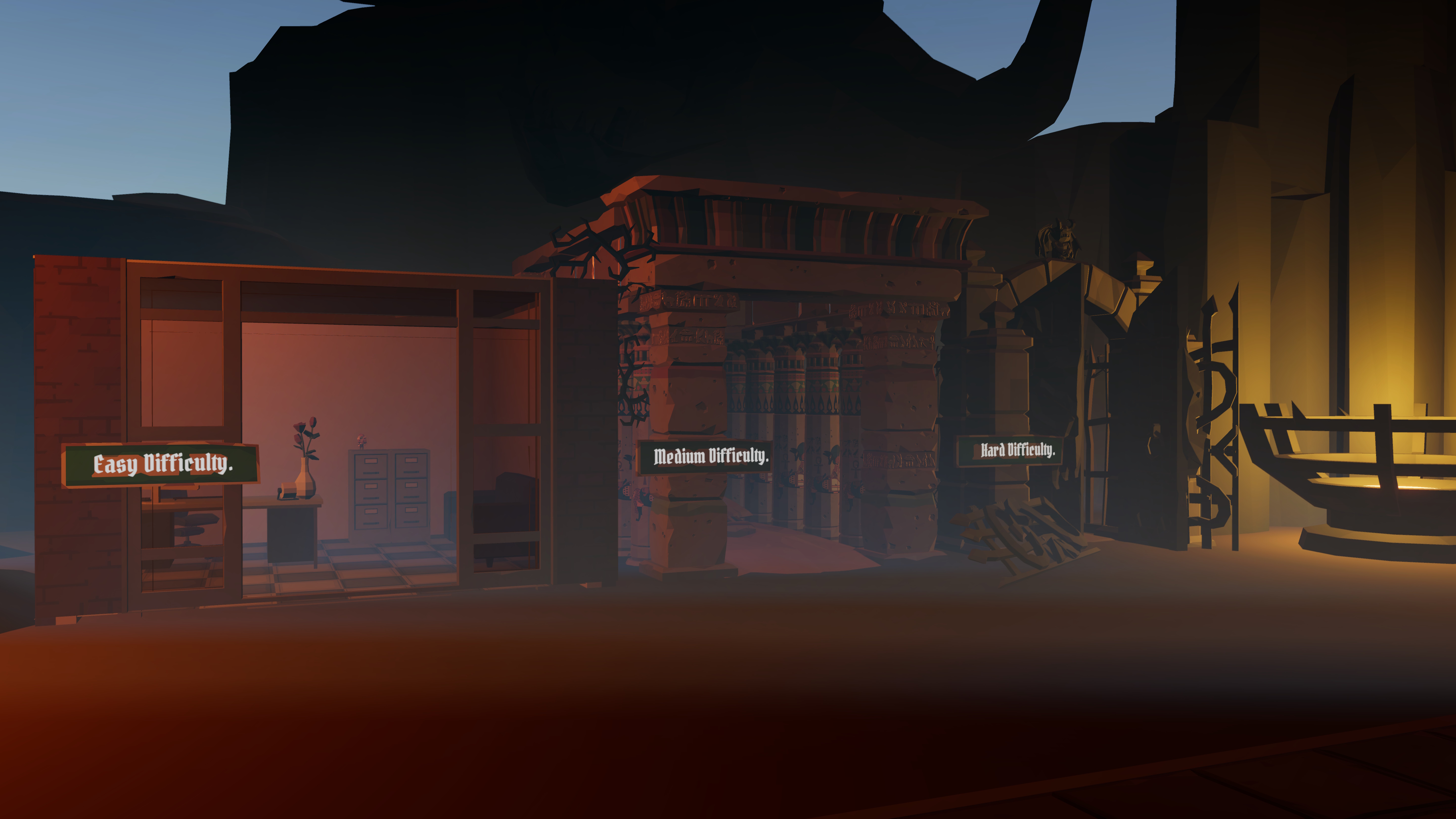 Hallway scene from The V Anomaly